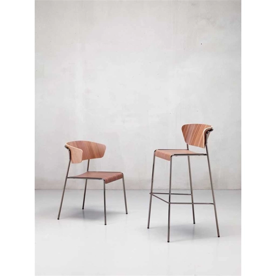 Lisa Wood Poltrona Sedie in metallo Scab 4