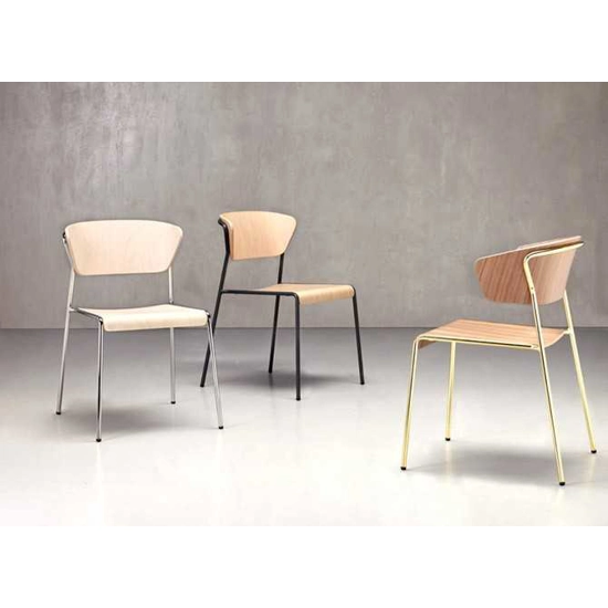 Lisa Wood Sedie in metallo Scab 7