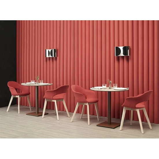 Natural Lady B Pop Sedie in legno moderne Scab 3