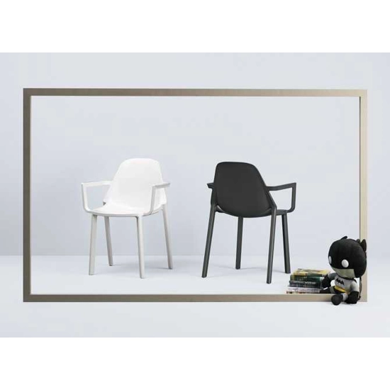 Più Braccioli Sedie in plastica di design Scab 4