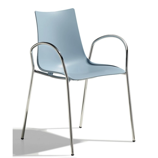 Zebra Tec armrests Metal chairs Scab