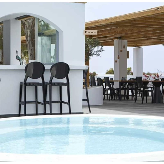 Igloo Stool h 74 cm Plastic stools Scab 4