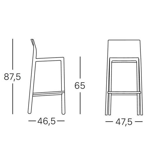 Kate Sgabello Sgabelli in plastica Scab 5
