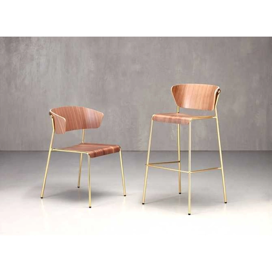 Lisa Wood Sgabello Sgabelli in metallo Scab 3