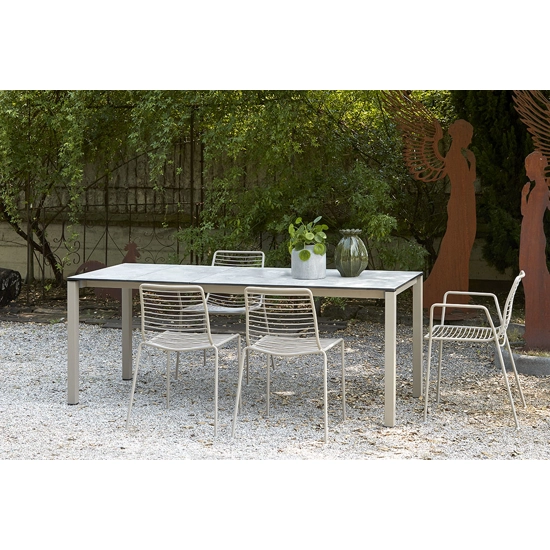 Pranzo 160 all. 210 Tavoli da esterno Scab 5