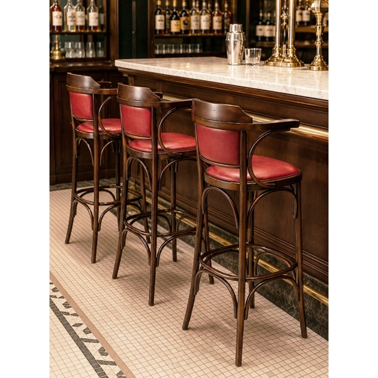 Vienna 600 IMB stool Wooden stools Progetto Sedia 2
