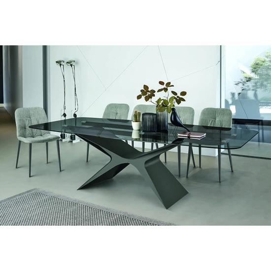 Baltik 220x120 Fisso con Piano a Botte Tavoli moderni Sedit 4