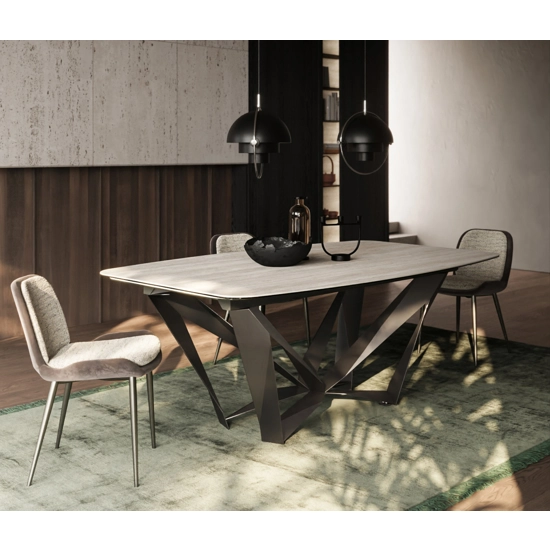 Papillon 200x110 (250-300) Allungabile con Sistema Up System Tavoli in ceramica Sedit