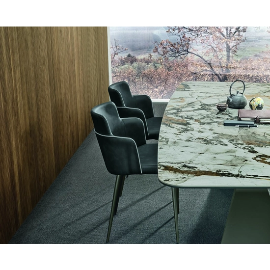 Sail 260x120 Fisso con Piano a Botte Tavoli moderni Sedit 5