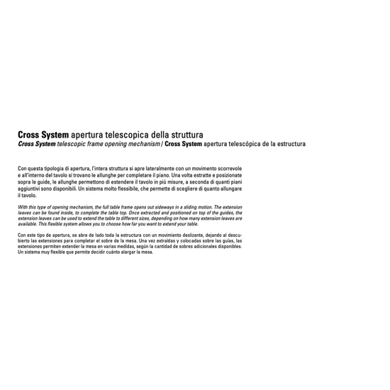 Evolution 180x90 (230-280) Tavoli moderni Sedit 7