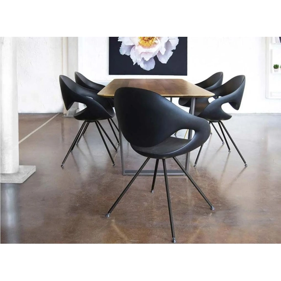 Moon - Soft Touch Sedie in plastica di design Tonon 1