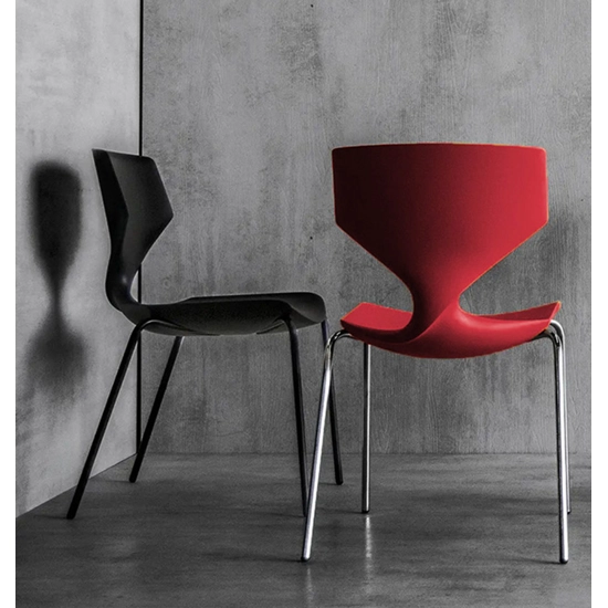 QUO Soft Touch Sedie in plastica di design Tonon 1