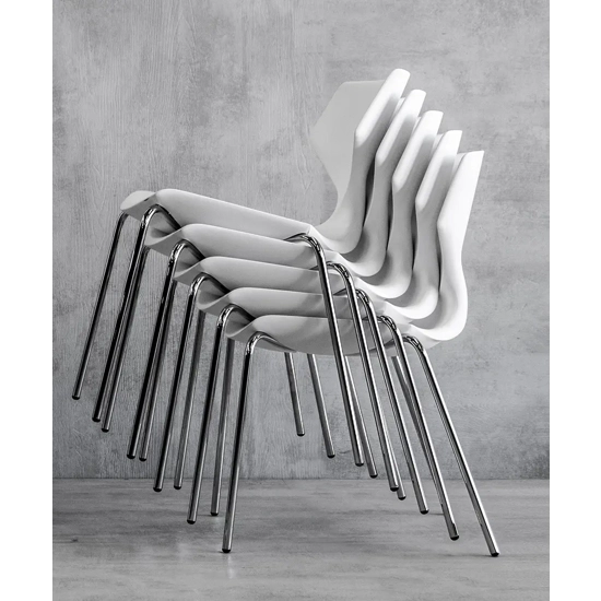 QUO Soft Touch Sedie in plastica di design Tonon 5