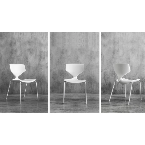 QUO Soft Touch Sedie in plastica di design Tonon 6