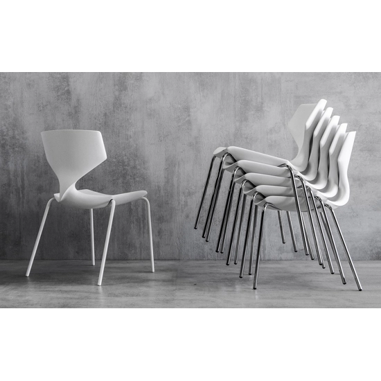 QUO Soft Touch Sedie in plastica di design Tonon 7