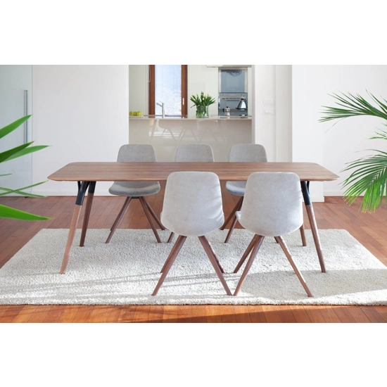 Step Imbottita - Gamba legno Sedie imbottite Tonon 1