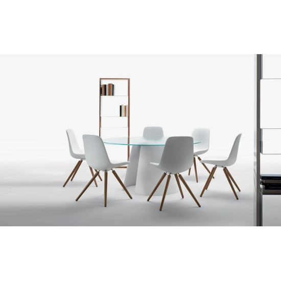 Step Soft Touch - Gamba legno Sedie in plastica di design Tonon 2