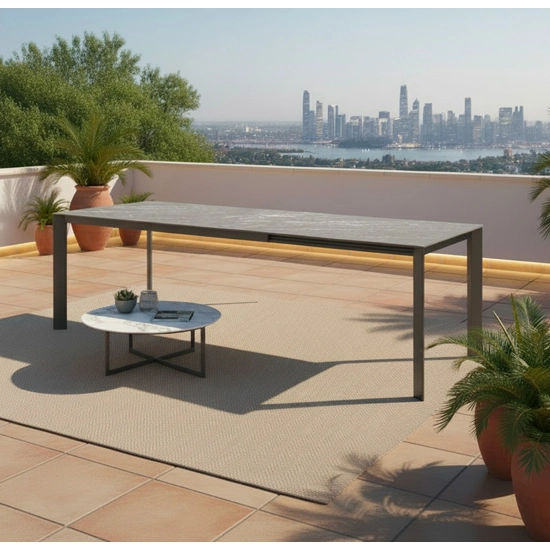 Aluminum 120x80 (160-200) Outdoor tables Progetto sedia2 1