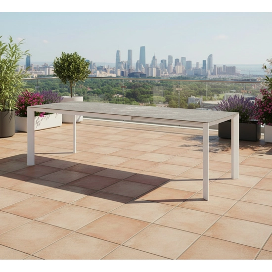 Aluminum 120x80 (160-200) Outdoor tables Progetto sedia2