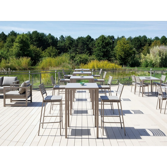 Quatris 60x60 High Tavoli da esterno Vermobil 17