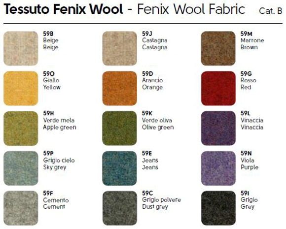 Cos'è Tessuto Fenix Wool - Midj - Progetto Sedia